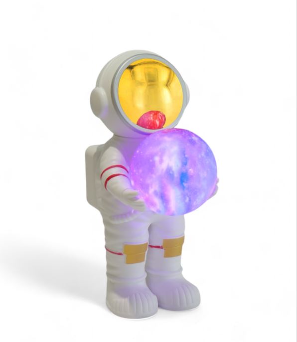 Astronaute Bluetooth Speaker FM Radio & Colour-Changing Planet Lamp