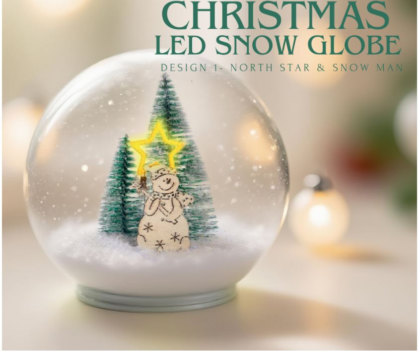 CHRISTMAS LED SNOW GLOBES