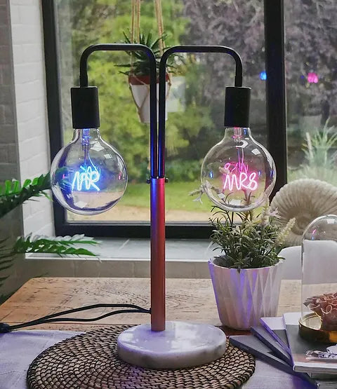 LED Text Light Bulbs Lamps