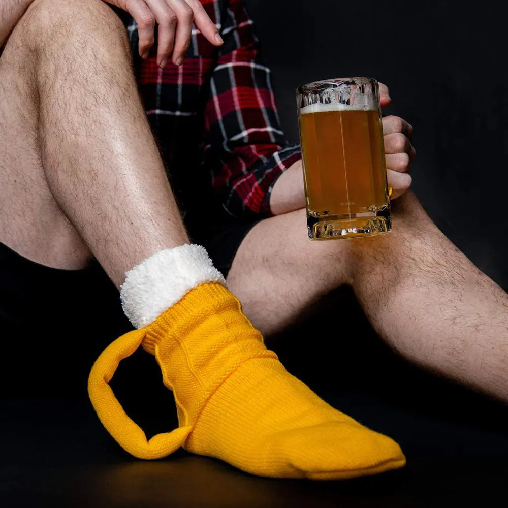 Novelty 3D Beer Mug Socks