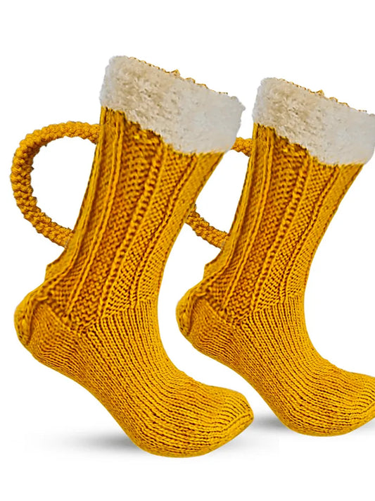 Novelty 3D Beer Mug Socks