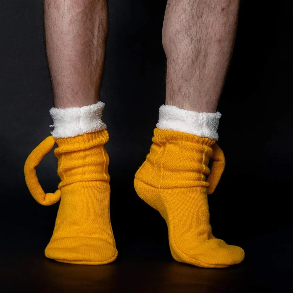 Novelty 3D Beer Mug Socks