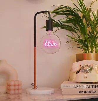 LED Text Light Bulbs Lamps