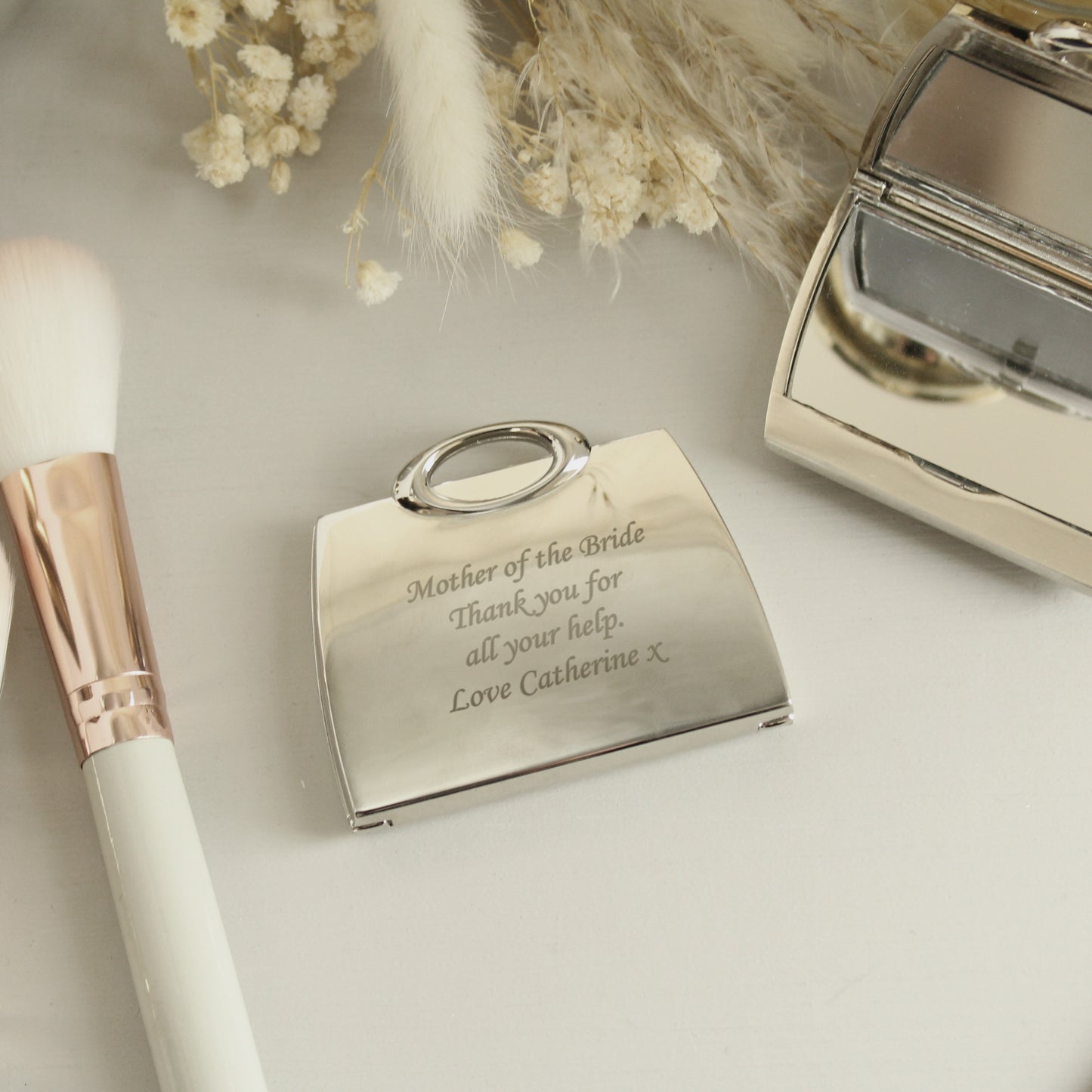 Personalised Handbag Compact Mirror
