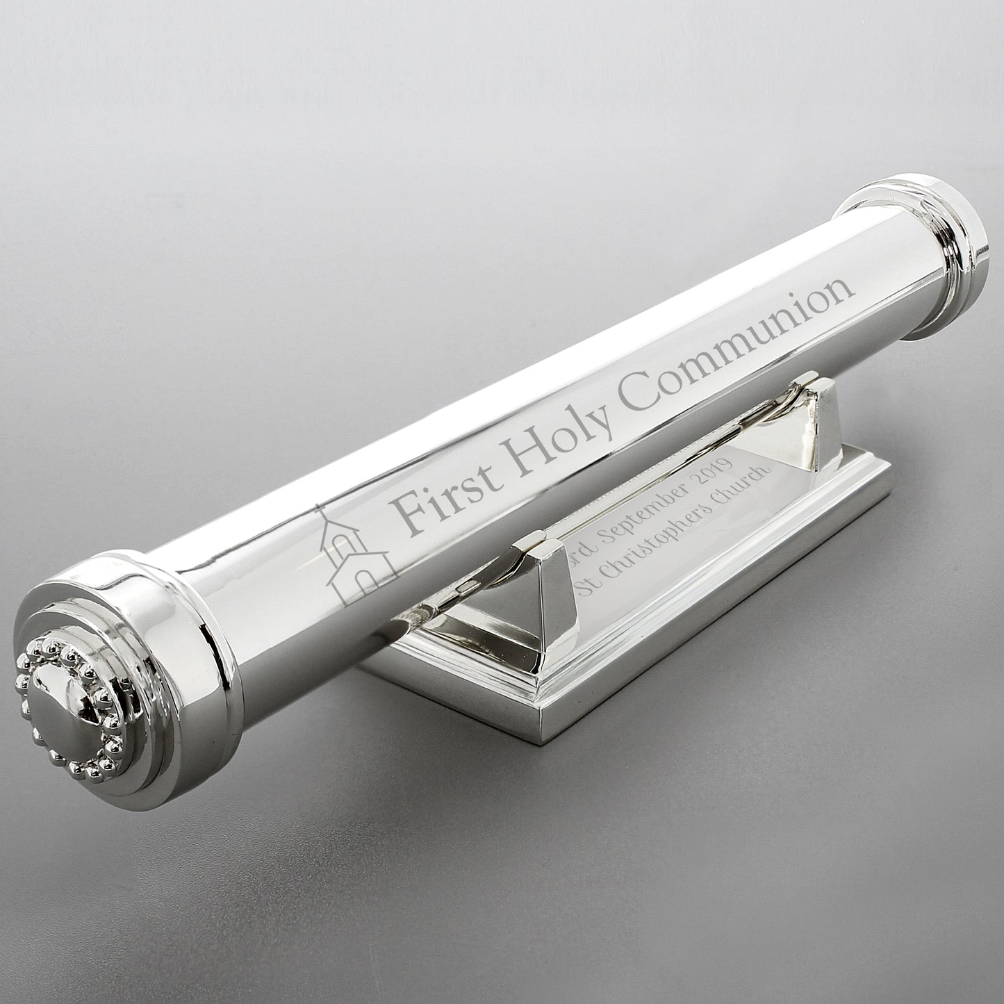 Personalised First Holy Communion Silver Plated Certificate Holder