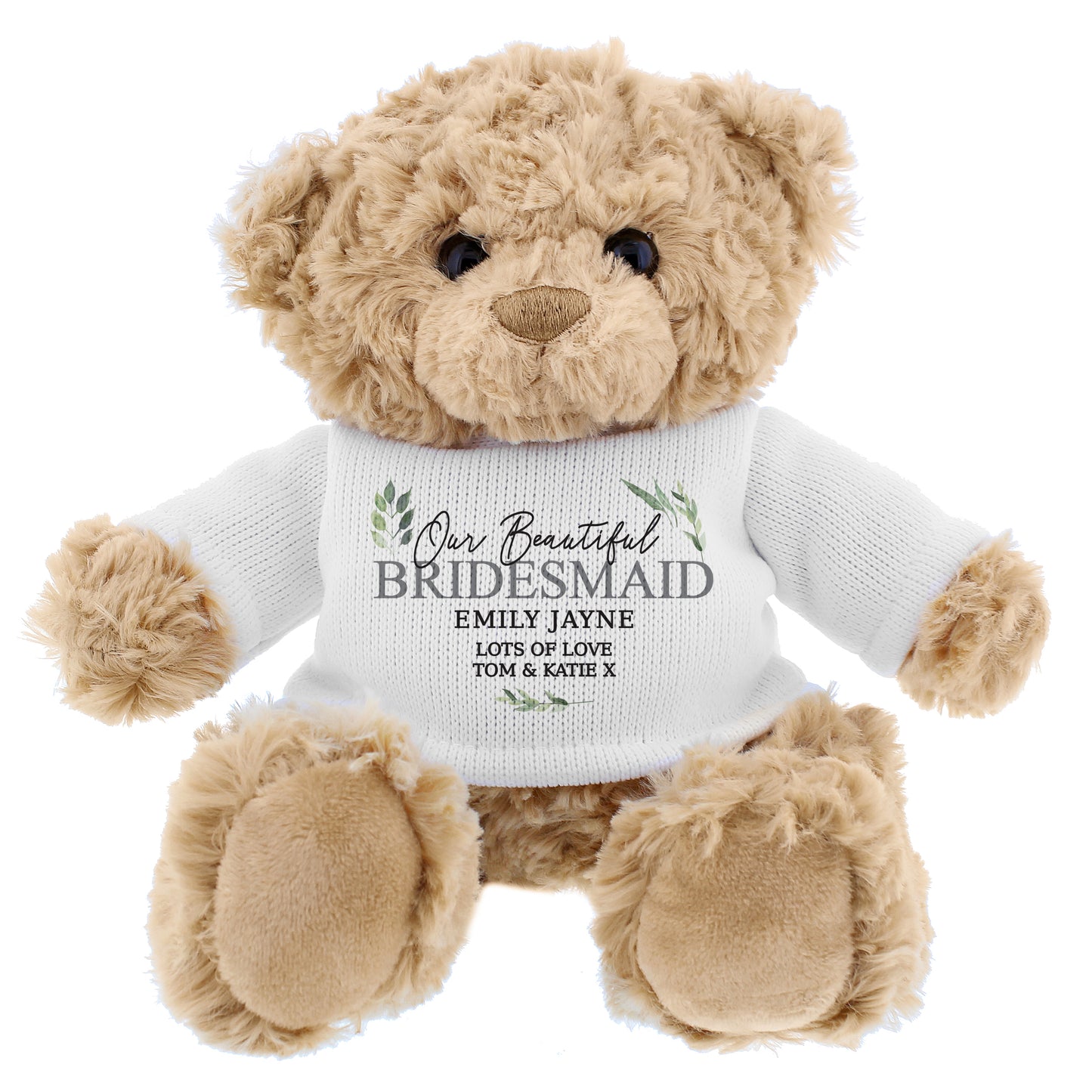 Personalised Botanical Teddy Bear