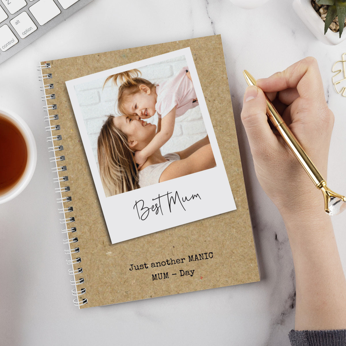 Personalised Photo Upload Polaroid Notebook