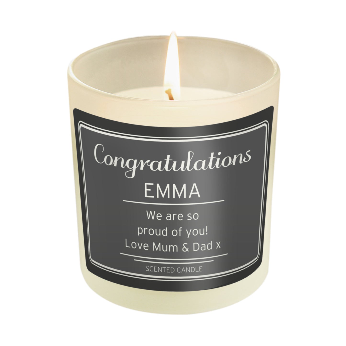 Personalised Classic Scented Jar Candle