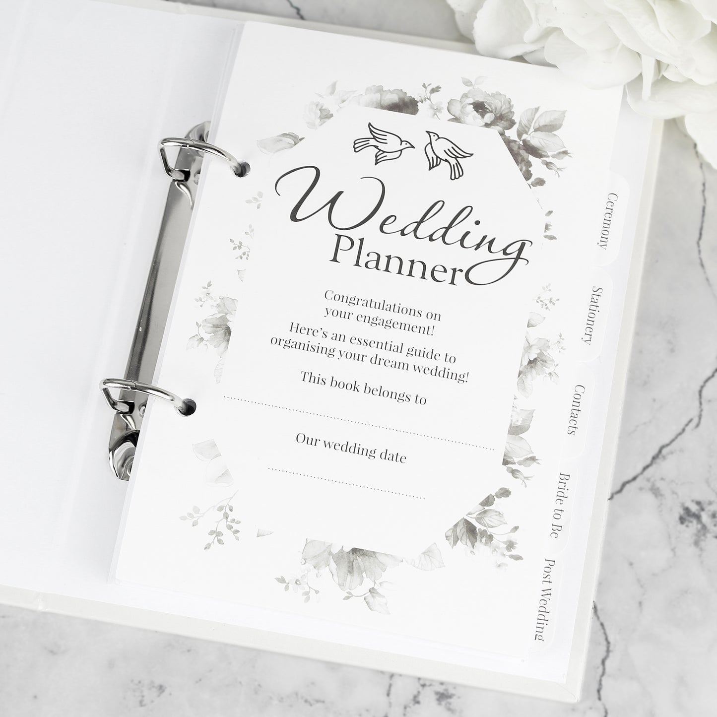 Personalised Floral Wedding Planner