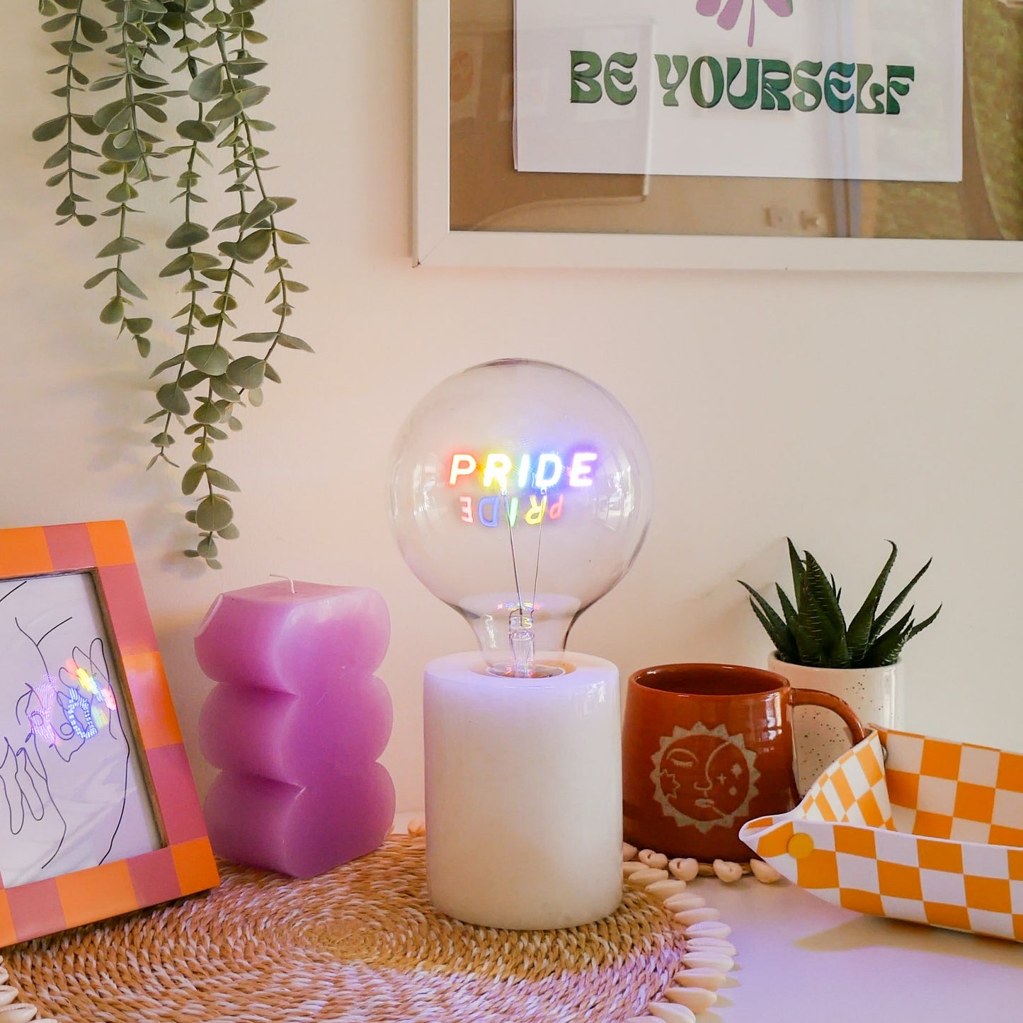 LED Text Light Bulbs Lamps