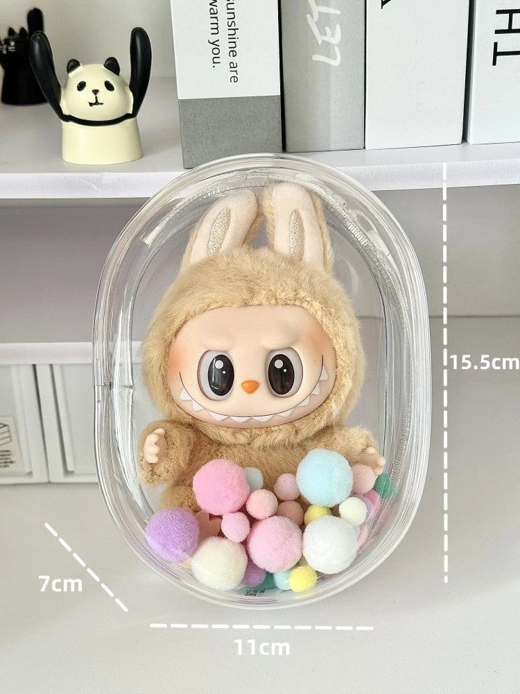 Labubu 17cm Transparent Bag