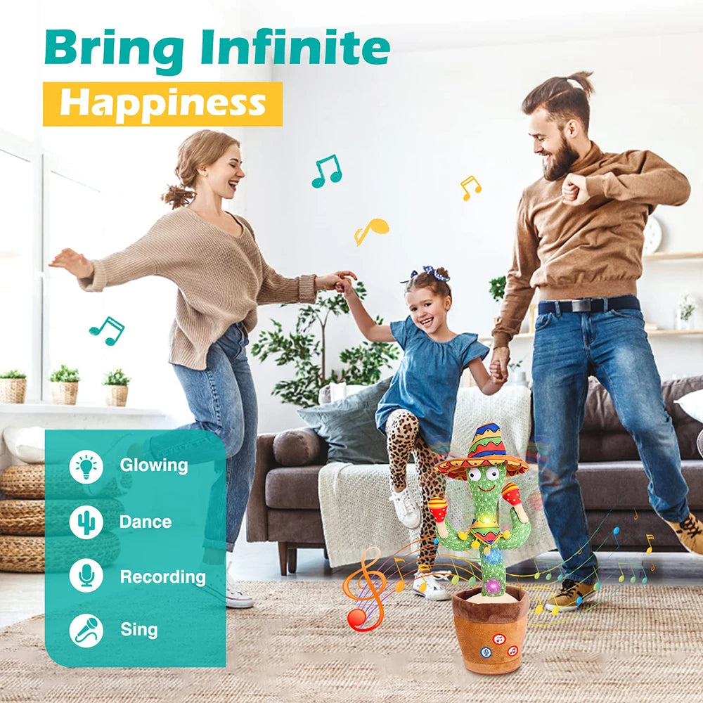 LED Talking Dancing Cactus Toy