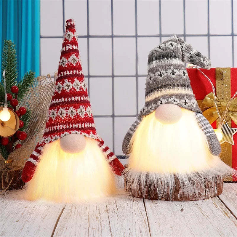 LED Christmas Elf Gnome with Lights
