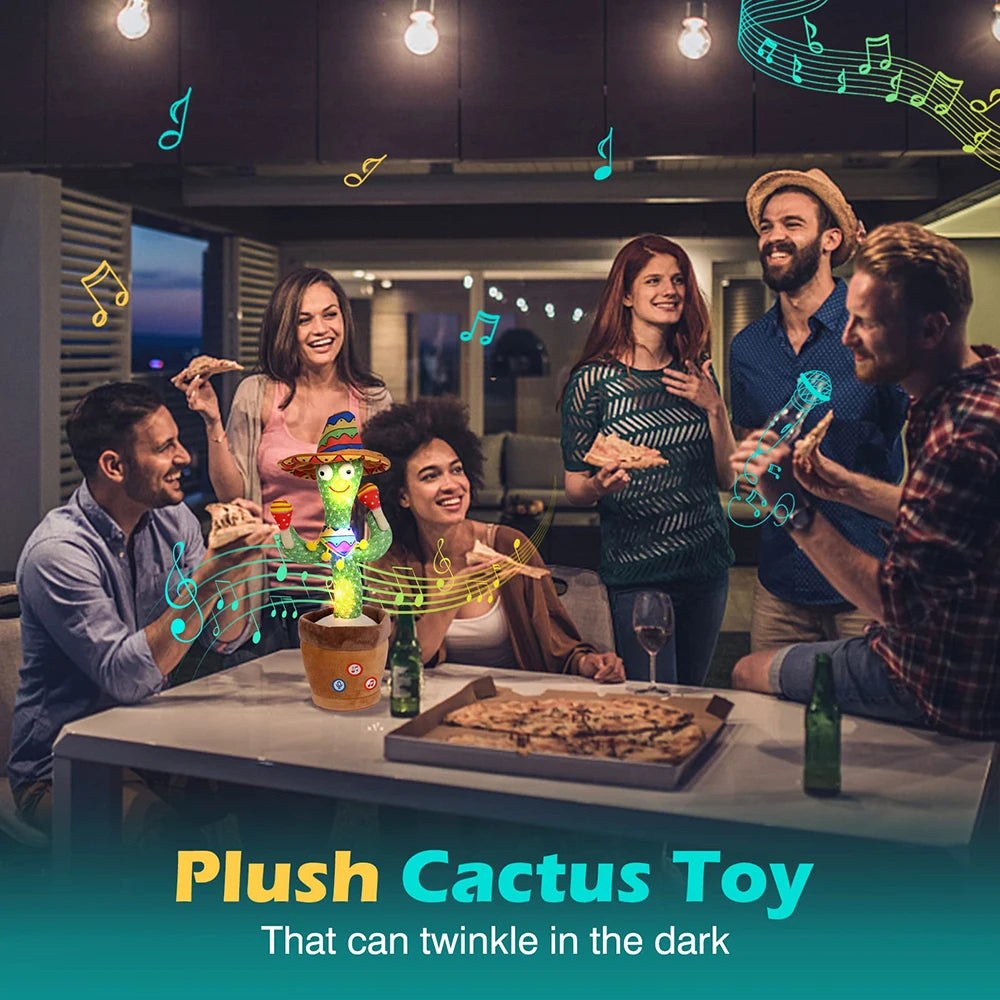 LED Talking Dancing Cactus Toy