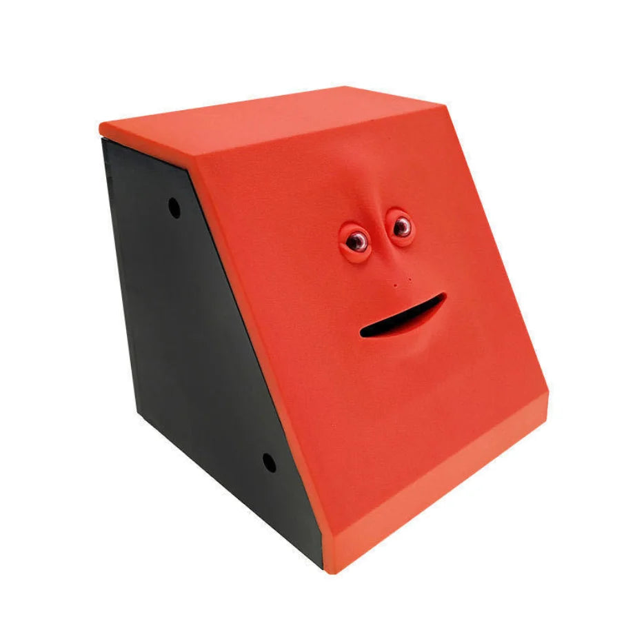 Fun Face Piggy Banks Eating Coin Money Saving Box Automatic Coin Eating Savings Piggy Bank Creative Toys Gift for Kids