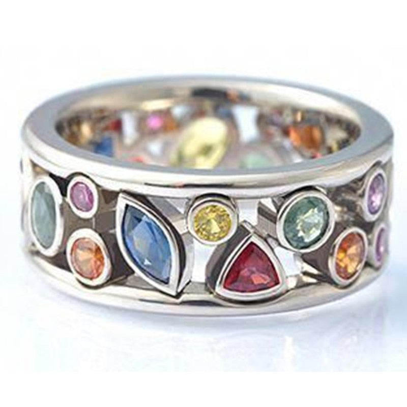 Quartz Crystal Therapy Ring for Well Being