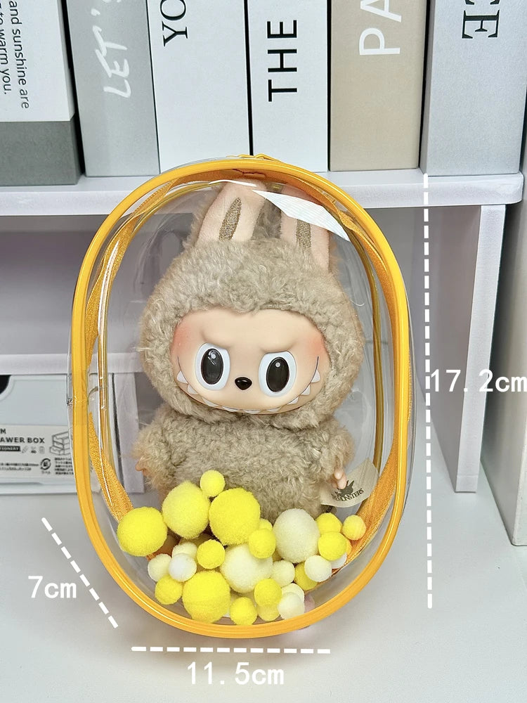 Labubu 17cm Transparent Bag