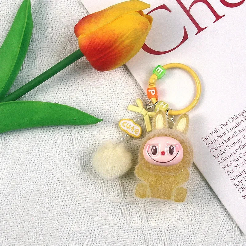 Inspired By Labubu Glow in the Dark Keyring