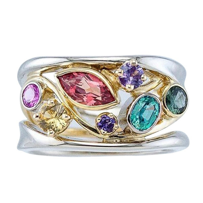 Quartz Crystal Therapy Ring for Well Being