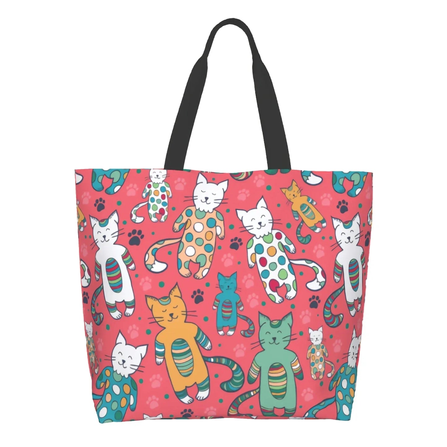Canvas Tote Cat Bag
