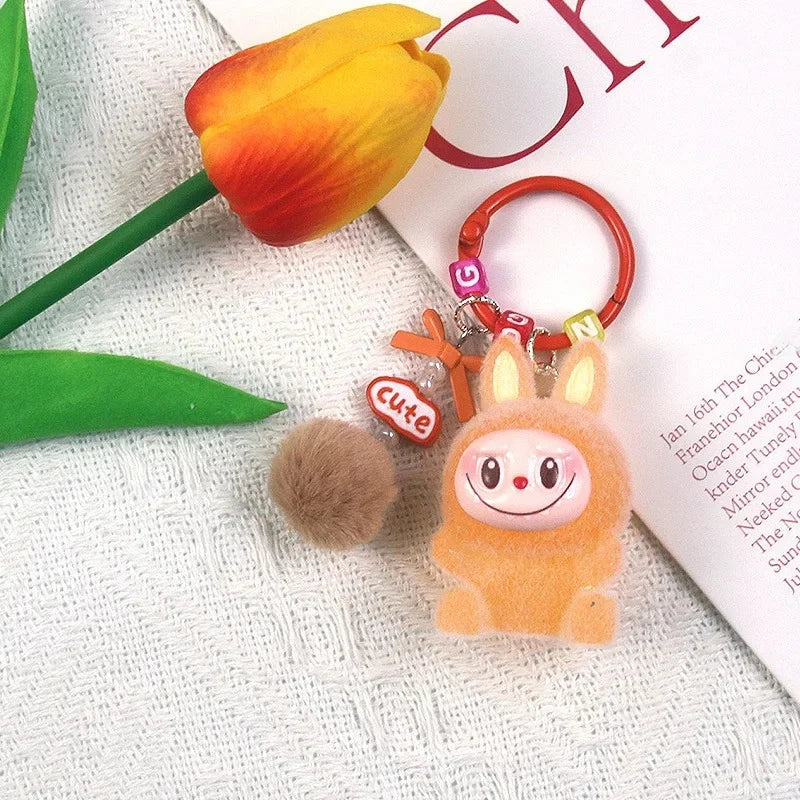 Inspired By Labubu Glow in the Dark Keyring