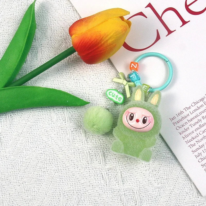 Inspired By Labubu Glow in the Dark Keyring