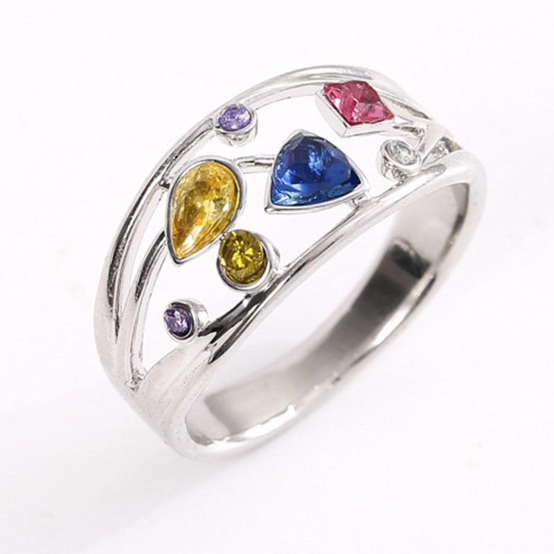 Quartz Crystal Therapy Ring for Well Being