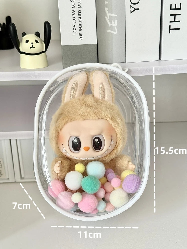 Labubu 17cm Transparent Bag