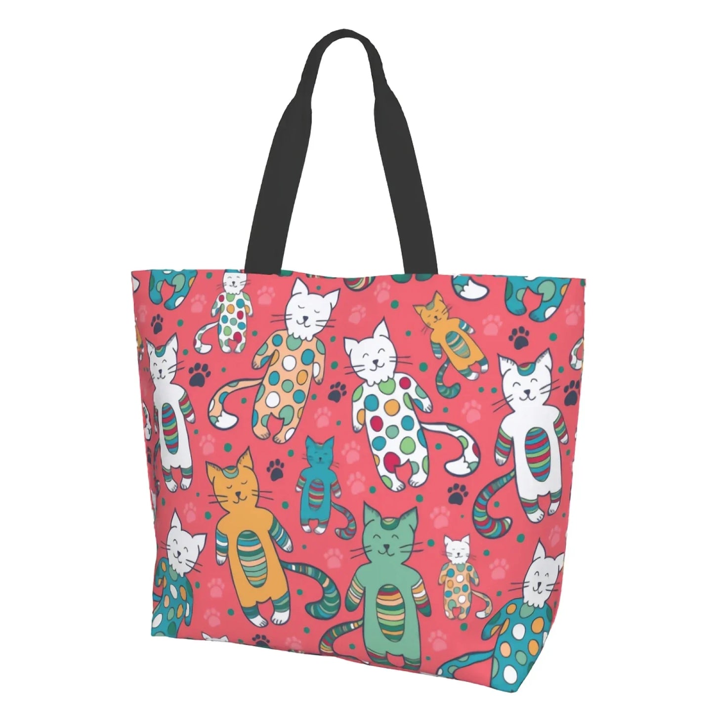 Canvas Tote Cat Bag