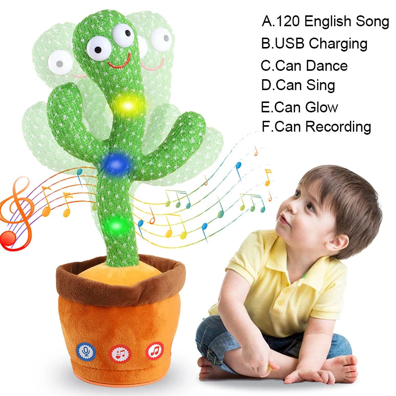 LED Talking Dancing Cactus Toy