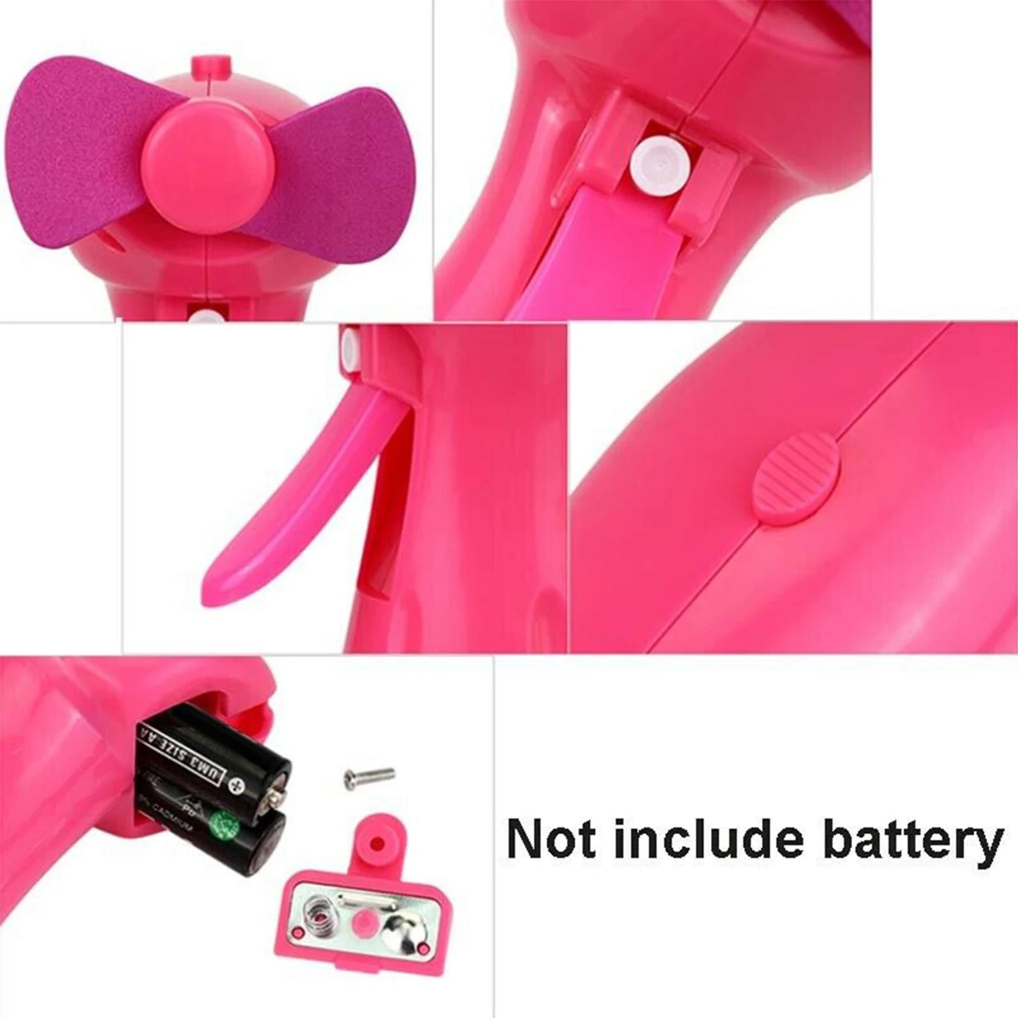 2 in 1 Portable Spray Bottle Fan