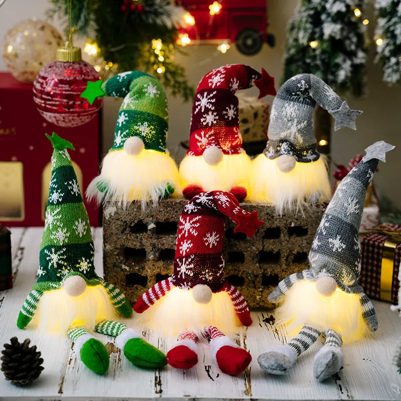 LED Christmas Elf Gnome with Lights