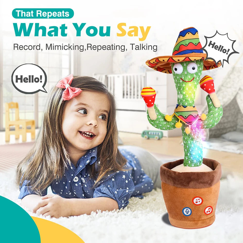 LED Talking Dancing Cactus Toy