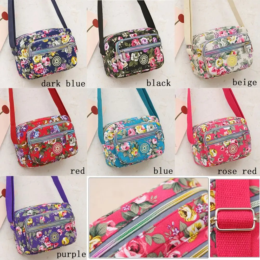 Floral Shoulder Crossbody Bag