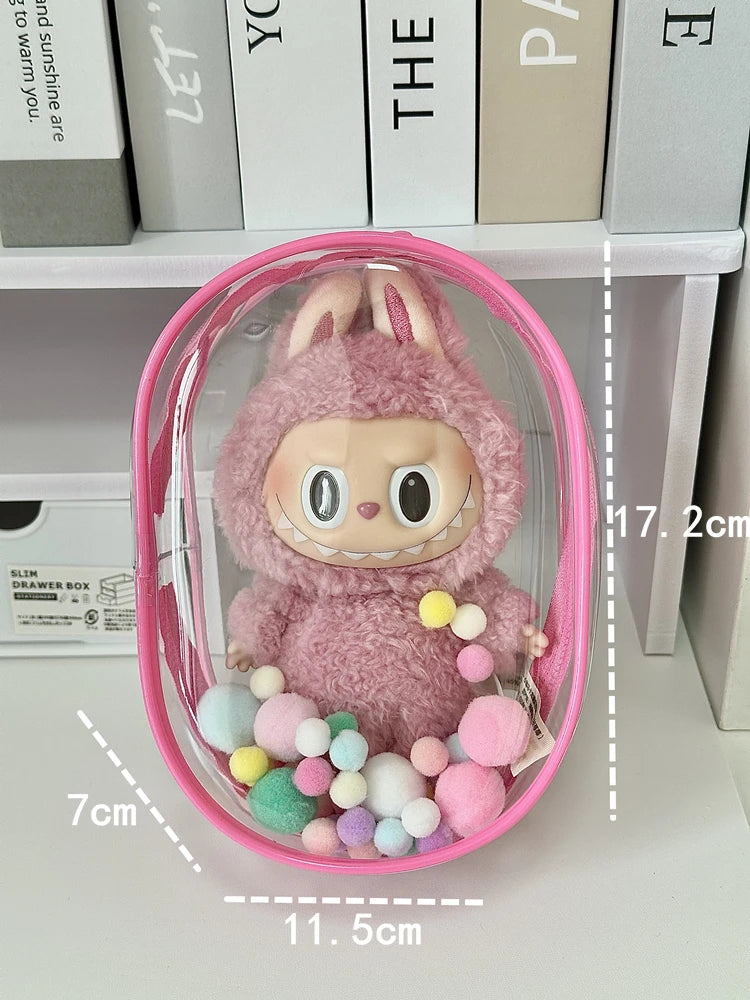 Labubu 17cm Transparent Bag