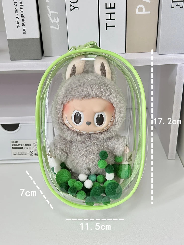 Labubu 17cm Transparent Bag