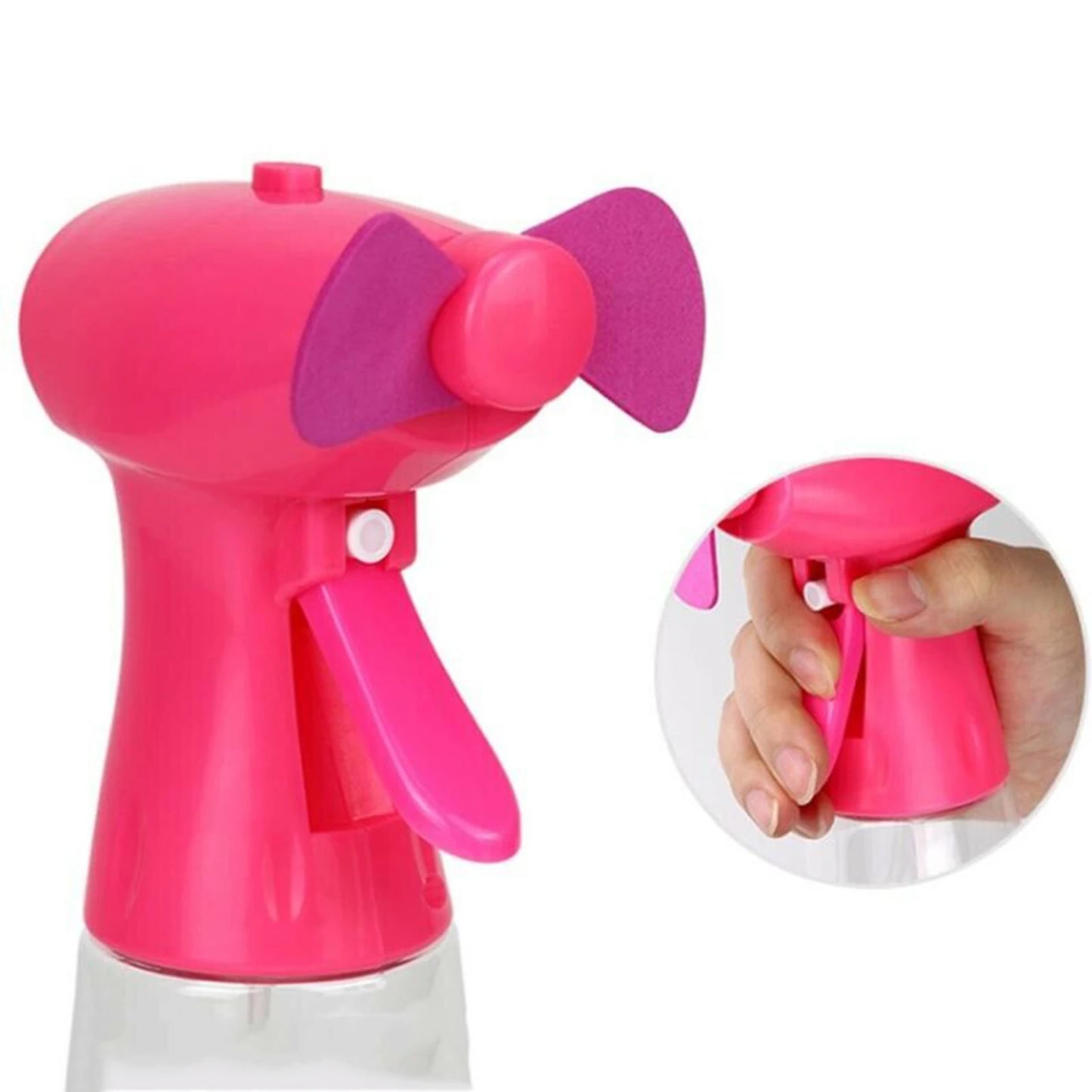 2 in 1 Portable Spray Bottle Fan