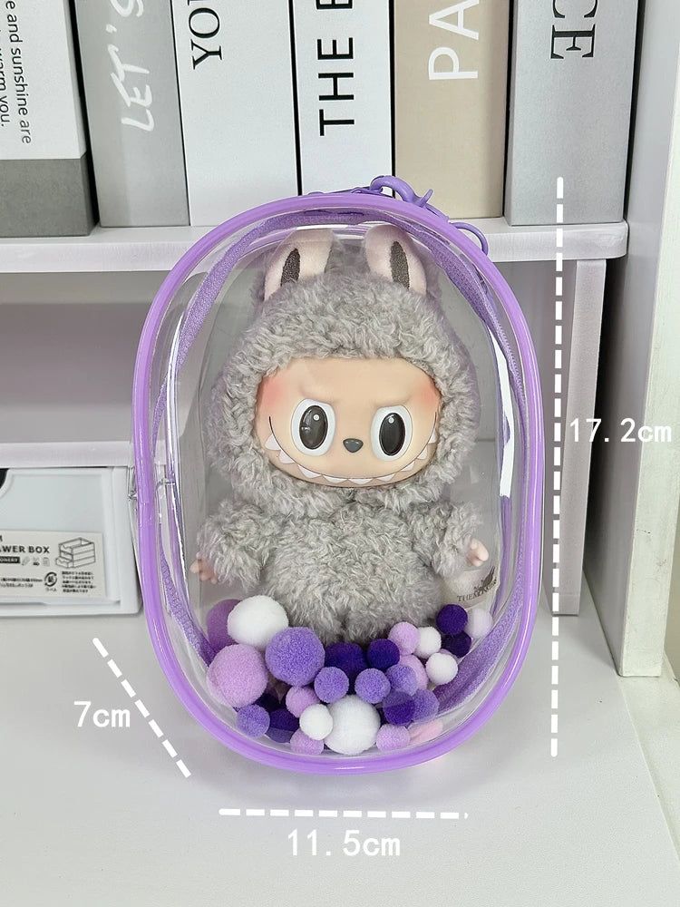 Labubu 17cm Transparent Bag