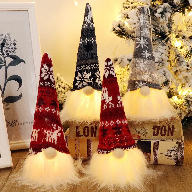 LED Christmas Elf Gnome with Lights