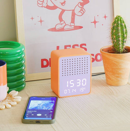 Rise Play - Bedside Digital Alarm Clock and Bluetooth Speaker