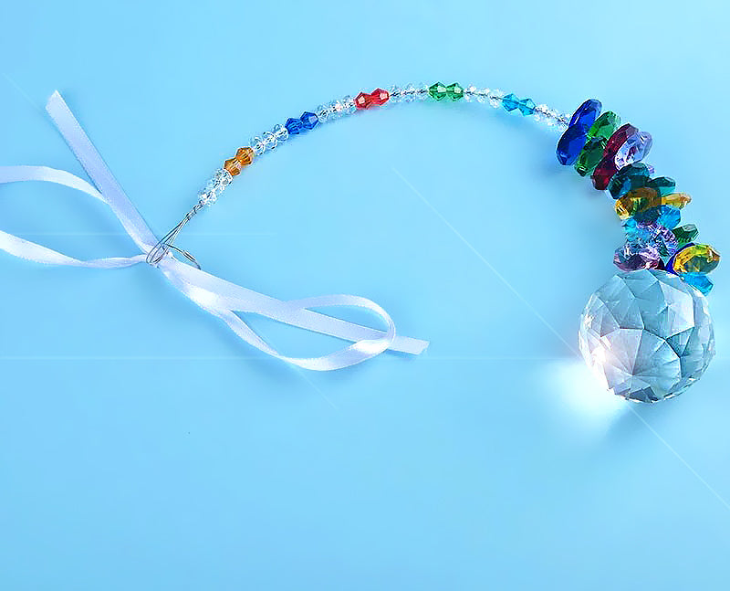 Chakra Crystal Sun Catcher
