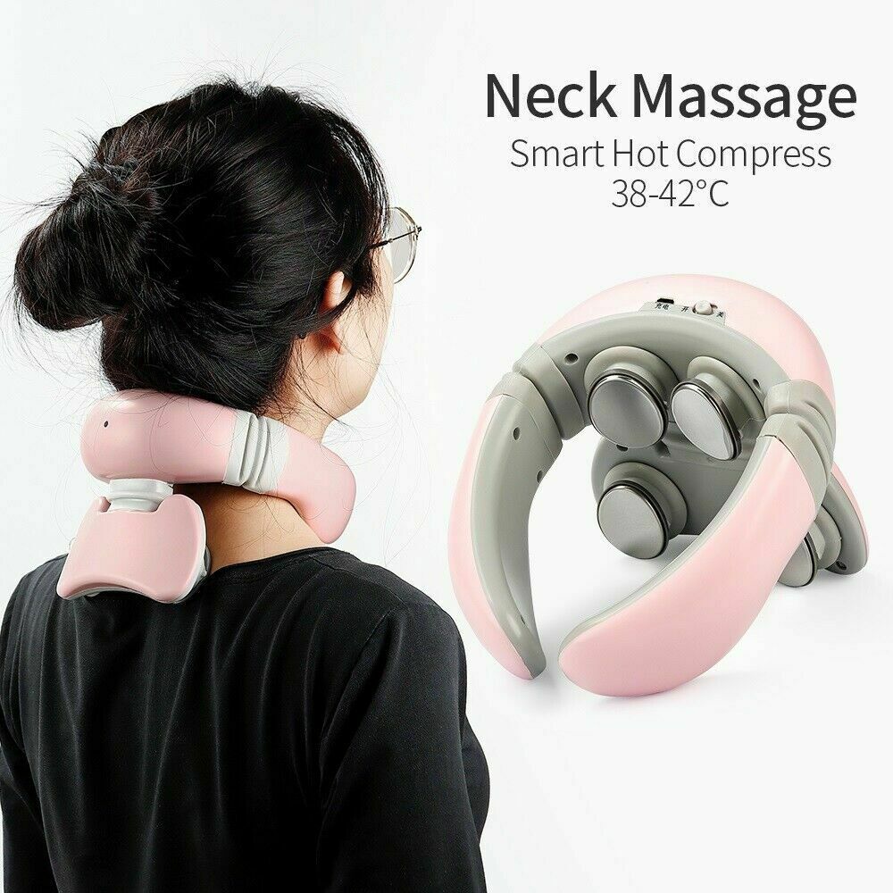 4D Magnetic  Neck Shoulder Massager with Remote Control