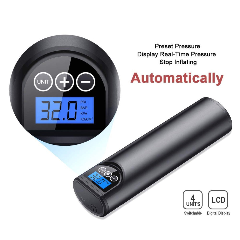Portable Multifunctional LED Electric Tire AirPump
