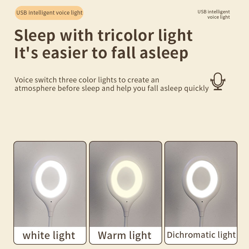 USB  Voice Control LED Night Light