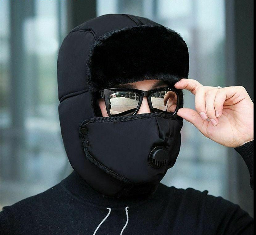 Winter Arctic 3 in 1 Unisex Hat with Breathable and Detachable Mouth Covering