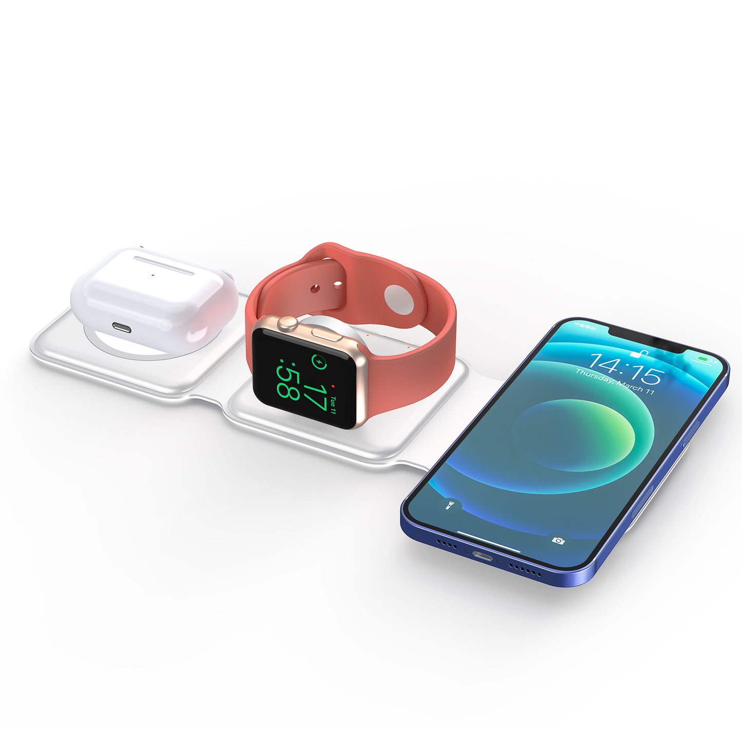 3-in-1 Foldable Wireless Charging Pad