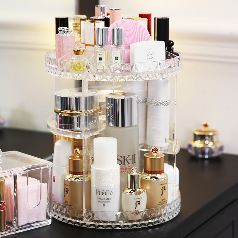 360 Degree Rotation Makeup Organiser