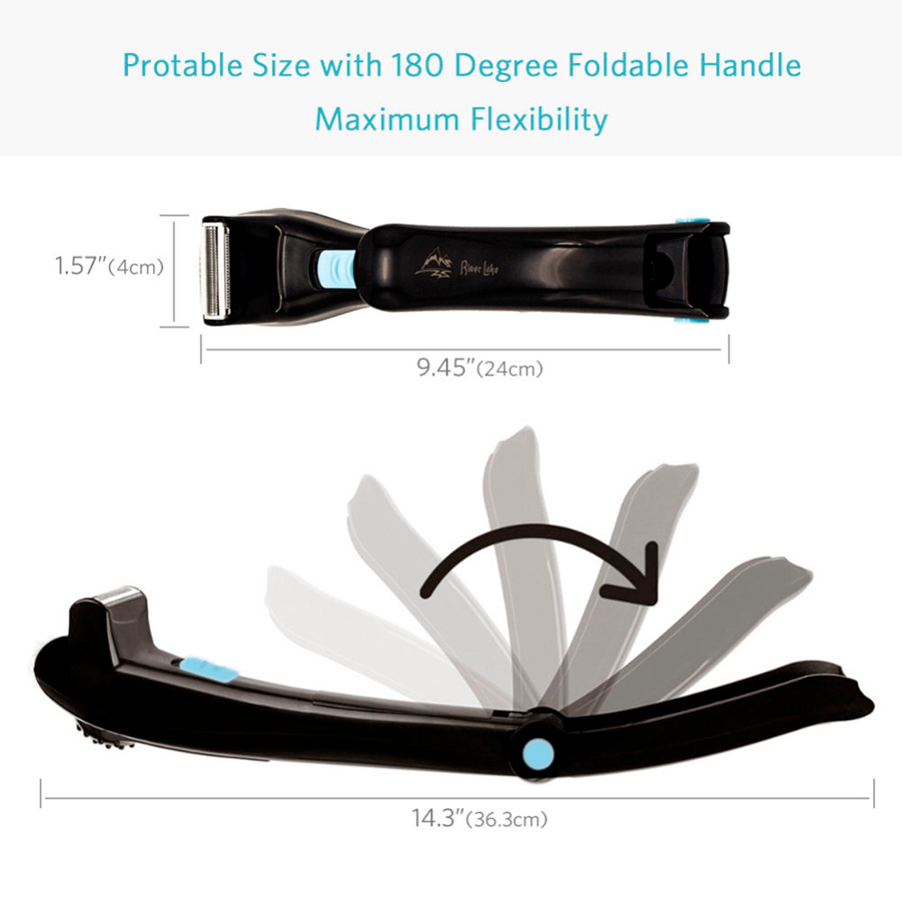 Electric Back Hair Shaver With Long Handle