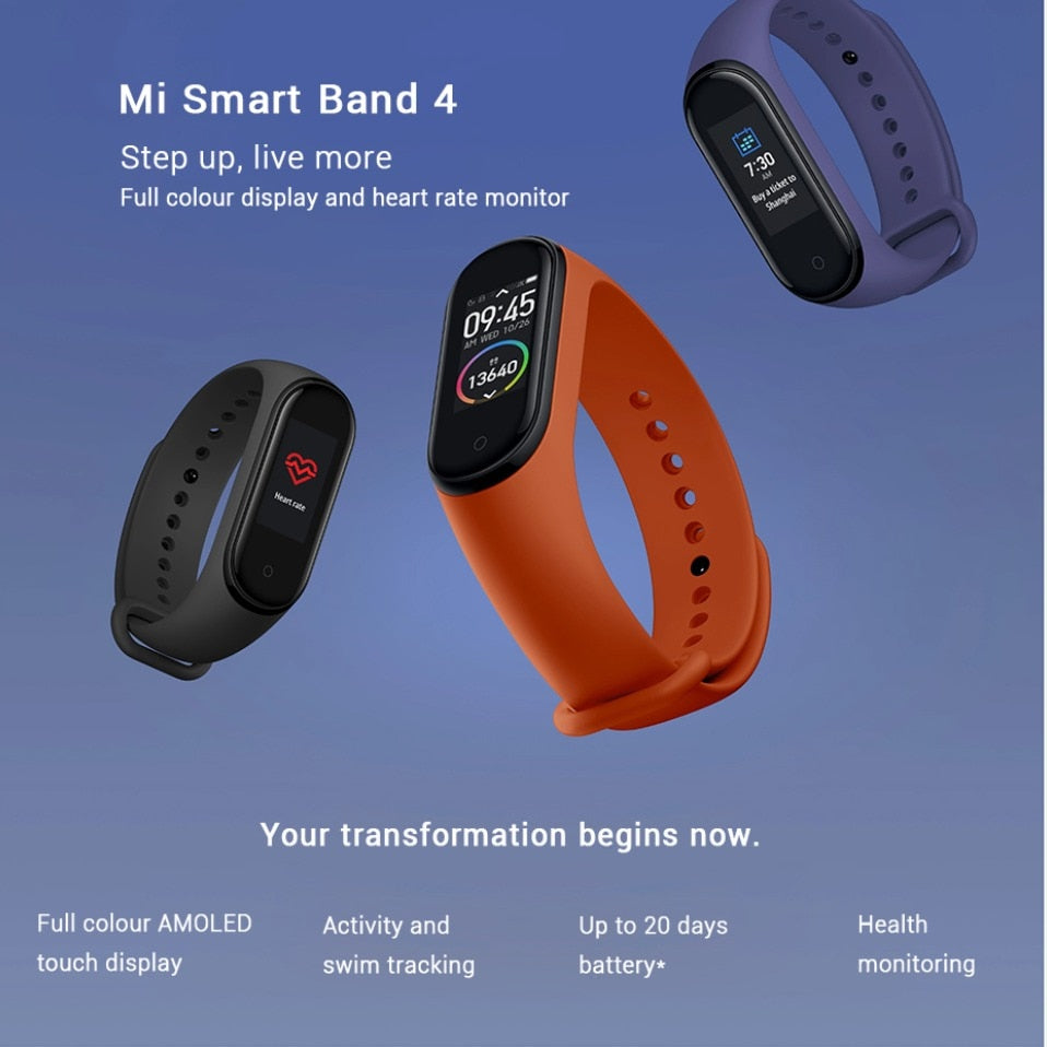 Smart Watch Mi Band 4 With Bluetooth 5.0