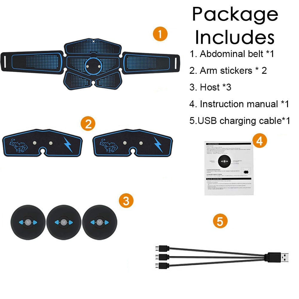 EMS ABS Body Muscle Power Belt